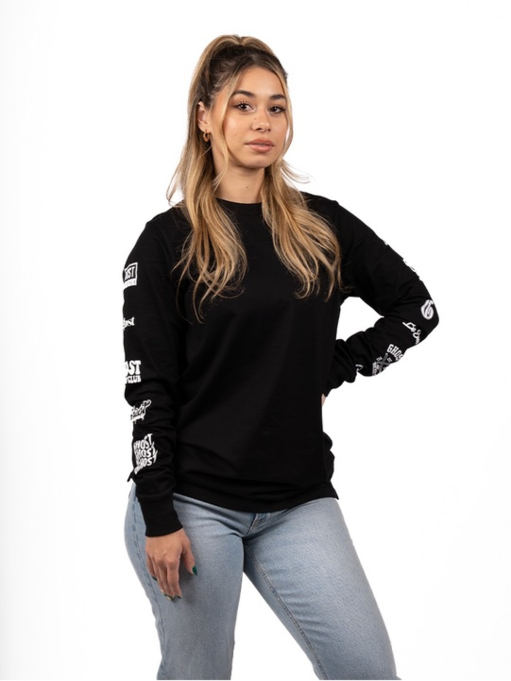 Ghost Black Misc Long Sleeve Tee